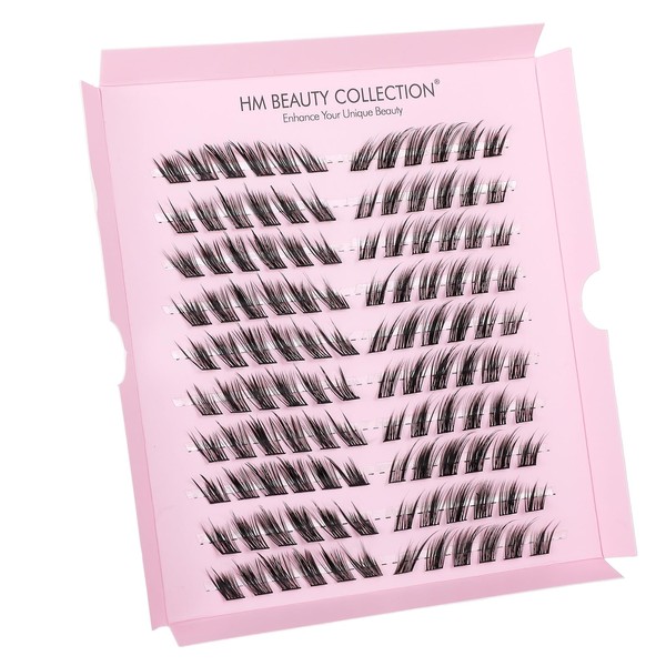 Sibba 240 Teiliges Wimpern Set Fairy Manga Wimpern 8-16 Mm