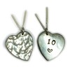 10th Anniversary Reversible Tin pendant