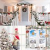 10.27 FT Macaron Wooden Bead Christmas Garland with Felt Candy