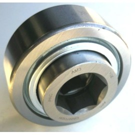 APC Premium CB207DDH AG & Conveyor Bearing 1.0886" Hex Bore 78mm OD Re-lube HD Type