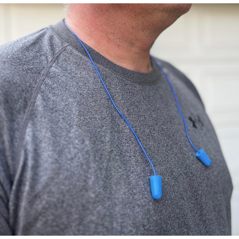 Detroit Football Earplugs (Corded Ear Plugs)