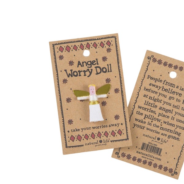 Natural Life Worry Doll Angel