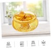 CORHAD Beautiful Crystal Treasure Basin Decor Home Ornament 8cm Feng