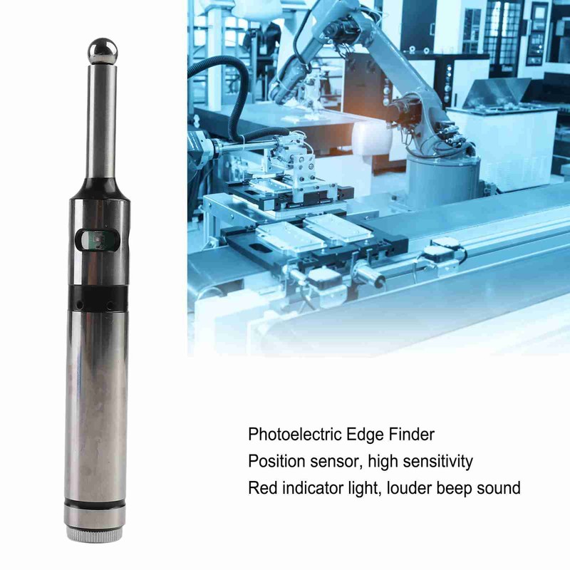 Electronic Beep Edge Finder Non Magnetic Photoelectric Center Rod for