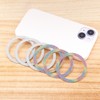 6pcs Universal Magnetic Ring, Sparkle Metal Ring Stickers No Magnet
