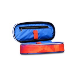 School Bag Round Plus Sonic Come and Get Me Blue Red - Pen Holder for School Monofach - Pencil Case for Children and Boys - Primary School, Middle School, Blue, Taglia Unica, School, blue, Cartoon