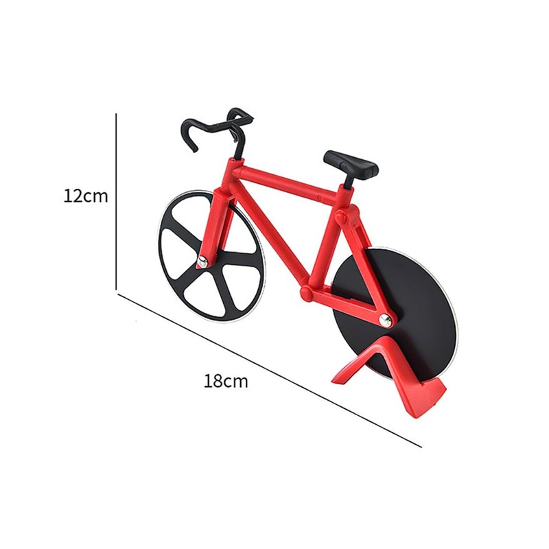 Alnicov Bike Pizza Cutter Pizza Cutter Wheel Stainless Steel Super