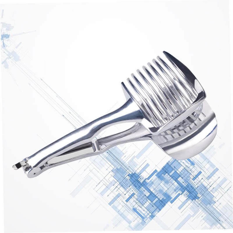 KICHOUSE Fruit Slicer Lemon Cutter Corers Slicer Handheld Clamp Easy-to-use