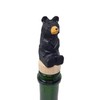 Black Bear Wine Stopper Handmade Reusable Bottle Plug Saver Cap