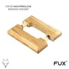 Pack of 2 Single Heating Pipe Rosette for Stand Consoles,