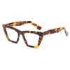 GLINDAR Cat Eye Blue Light Locking Glasses Vintage Narrow Square