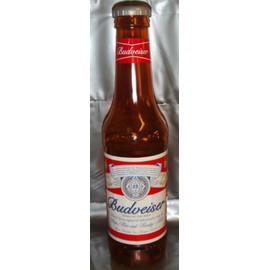 'BUDVEISER' FUN ADULTS MONEY BOTTLE/SAVINGS MONEY BOTTLE/ NOVELTY MONEY BOX-60 cm height