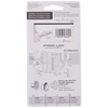 Prime-Line N 6539 7/8 In., White Nylon, Top Mount Bi-Fold