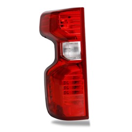 Halogen Tail Light Compatible With 2019-2024 Chevy Silverado 1500 2500HD 3500HD Left Driver Side Replace Part Number 84554656 (Halogen Type)