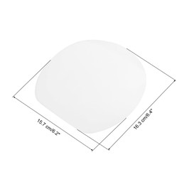 PATIKIL Table Tennis Racket Rubber Protection Film, 10 Pack Adhesive Ping Pong Paddle Protect Film Accessory, Clear