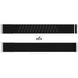 AR LABS Whoop 5.0 Compatible ONE & PEAK SuperKnit Band | Ultra-Soft Microfilament Weave | Stainless-Steel Hardware (Onyx Black)