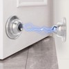 No-Drill Magnetic Door Stopper & Protector Door Stopper Black 3ea