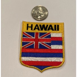 Unbranded Hawaii Embroidered Iron On Patch - Hawaii Flag Patch. 2.75”x 2.25” Beautiful!!