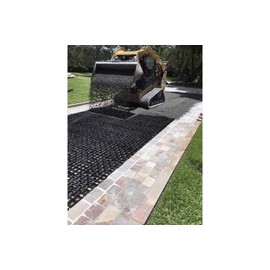 11 sq ft/4pcs Pack Permeable Pavers Grass Grid for Driveway, Patio RV Pad, Stables, Gravel, Fire Lanes, Outdoors Road DIY, Load is up to 97000+ lbs (1.8" Depth)