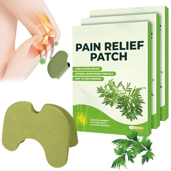 Knee Pain Relief Patches,Kaluofan 30Pcs Wellnee Pain Relief Patch,Pain Relief Patch,Knee Patches for Pain Relief for Arthritis,Relieves Muscle Soreness in Knee, Neck, Shoulder