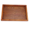 Rectangular Wooden Tea Container Serving Table Plate Snack Food Storage