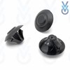 VVO 10 x Black Plastic Bonnet Bonnet Clips