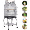 Yaheetech 59-Inch Rolling Standing Medium Dome Open Top Bird Cage
