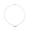 Maya's Grace Infinity Necklace - Elegant Gold & Silver Design