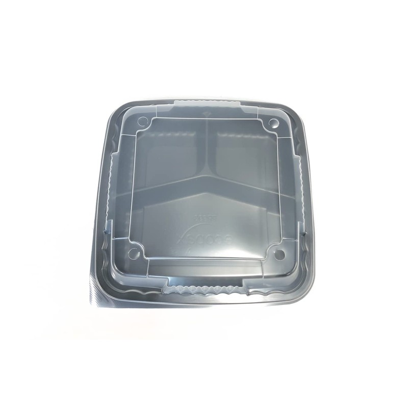 ecopax 75 Sets PP Pebble Box Serving Tray and Vented