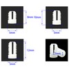 300 PCS Hinge Expansion Dowels,Plastic Hinge Dowel Inserts