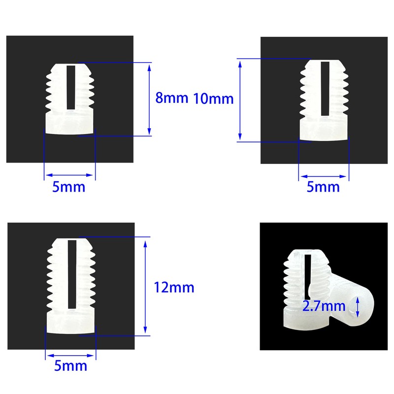 300 PCS Hinge Expansion Dowels,Plastic Hinge Dowel Inserts
