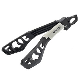 Dress Dino Grip EVO Black + Gray Fish Grip Pliers Ultra Light 2.5 oz (70 g)