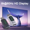 Poyiccot 80Gbps USB Type C Extension Adapter, Ultra Fast Charging