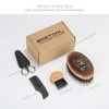 BESTOOL Beard Brush and Comb Set for Men Grooming Beards