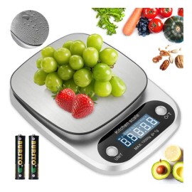 Bscula De Cocina Digital De Alta Precisin 10kg1g Balanza Digital Toptecnouy Mauten bascula para alimentos