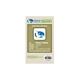 Swan Card Sleeves (70x120mm) - 150 Pack, Thin Sleeves - Blue Moon, Lost Cities