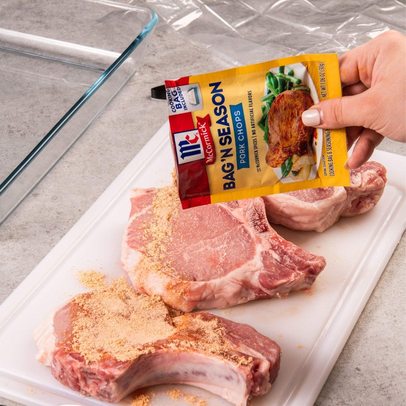 McCormick Bag 'N Season Pork Chops Cooking Bag & Seasoning