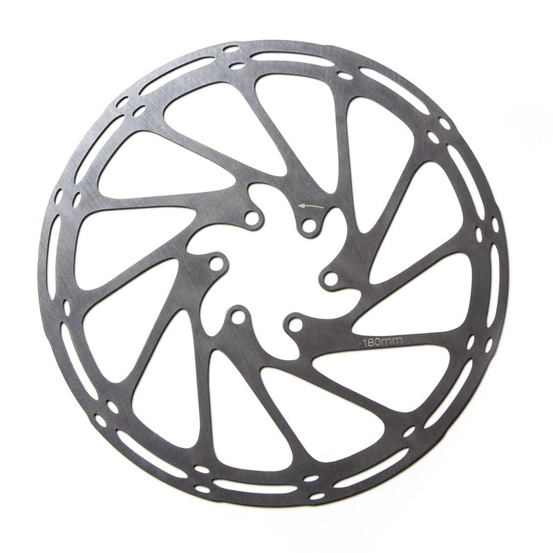 Clarks Cycle Systems Z8 Steel 6-Bolt Disc Brake Rotor, Silver,