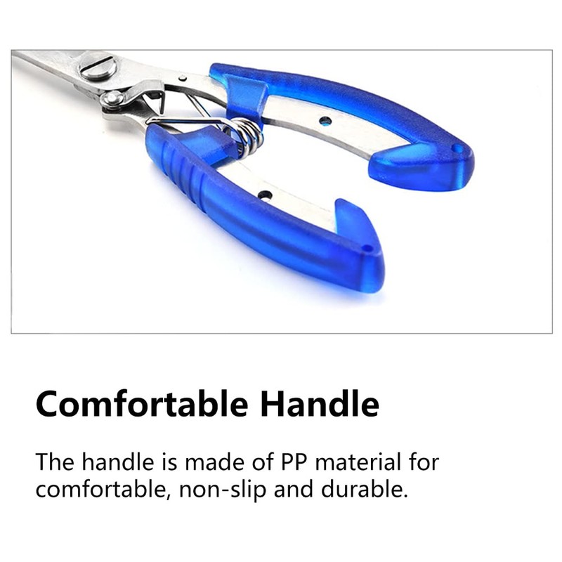 Fishing Plier, Fish Lip Gripper Muti-Function Pliers, Braid Cutters Split