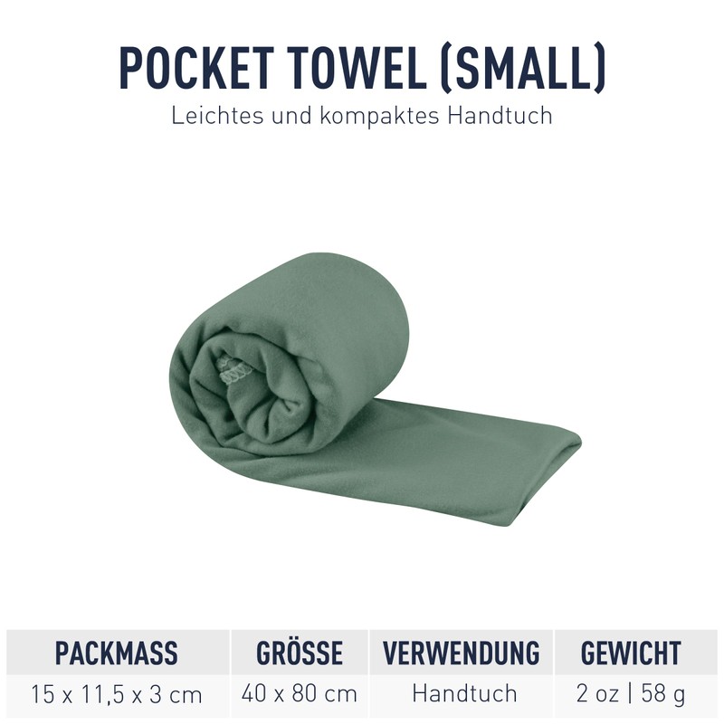 Sea to Summit - Pocket Towel Travel Towel XL Microfibre
