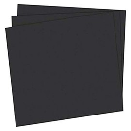 School Smart Railroad Poster Board Paper, 22 x 28 Inches, 4-Ply, Black, Pack of 25