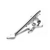 Yoursfs Bass Tie Clip for Men Silver Plated Music Tie
