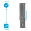 WHYHKJ 10PCS Impact Socket Adapter 1/4 to 1/4 30mm Electric