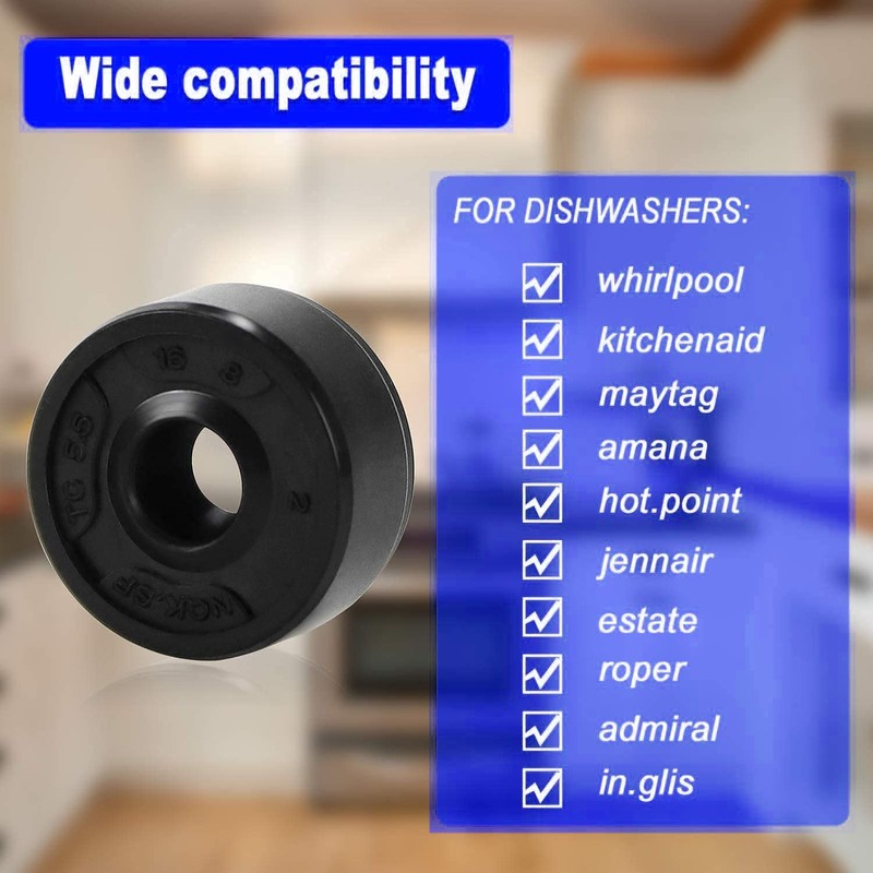 2 PCS W10195677 WPW10195677 Diverter Seal Grommet for Whirlpool KitchenAid