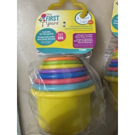 The First Years 2 The First Years Stack and Count Cups Stackable / Nesting Toy lot of 2