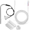 sixcow 3850644422 120V/325W Heating Element & 3851210025 Replacement RV Refrigerator