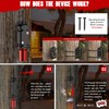Perimeter Trip Alarm, 12 Gauge Camping Trip Wire Alarm Device,