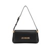 Moschino Borsa Donna Love Piatta a Spalla in Ecopelle Nero