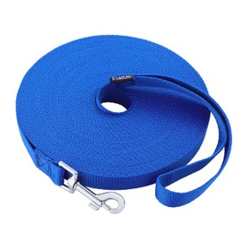 Siumouhoi Dog/Puppy Obedience Recall Training Agility Lead-15 ft 20 ft 30 ft 40 ft 50 ft Long Leash -for Training Leash, Play, Safety, Camping,or Backyard(40Feet, Blue)