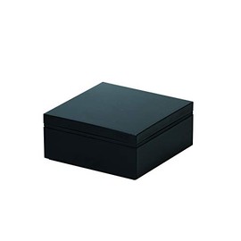 Pearl Metal D-6590 Everyday Heavy Box, 1 Tier, Black with Rubber Belt